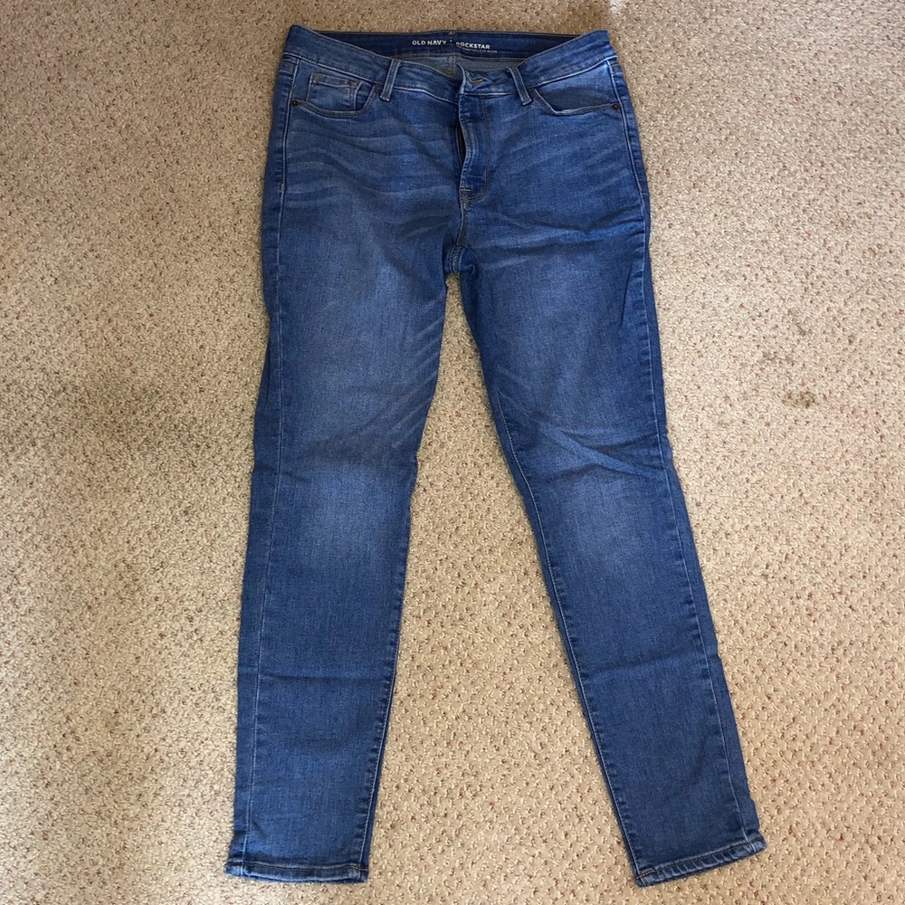 Old Navy mid rise rockstar jeans